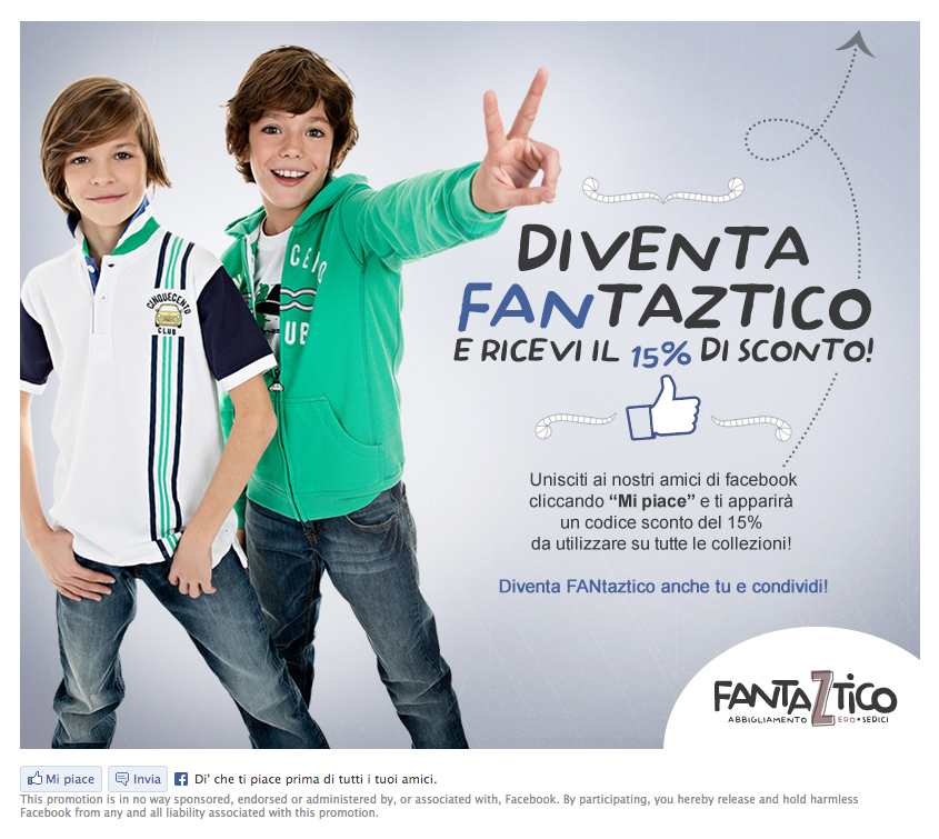 Diventa FantaZtico. Campagna per incrementare numero fan facebook di Fantaztico