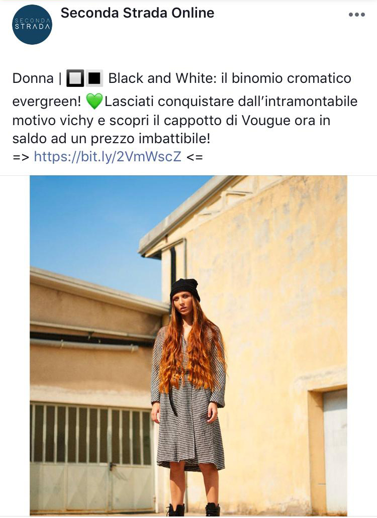 Seconda Strada Black and White: il binomio cromatico evergreen!